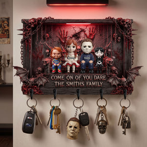 Scary Family Key Hanger - Personalized Gifts For Family 05OHTI270726
