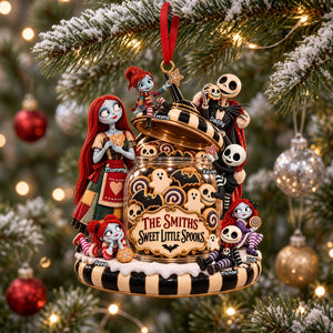 Sweet Little Spooky Family Ornament - Personalized Christmas Gifts For Family 03hati211026