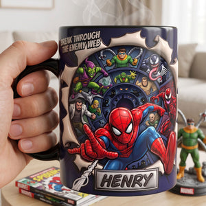 Masked Web Hero Magic Mug - Personalized Gifts For Movie Lovers 02hati070826