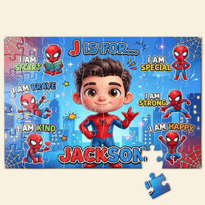 Brave & Kind Jigsaw Puzzle - Personalized Gifts For Kids 02NATI010826