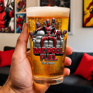 Funny Fighter Dad Beer Glass - Personalized Gifts For Dads 01huti220526