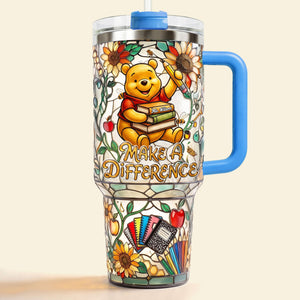 Good Teacher To Be 40oz Tumbler With Handle - Personalized Gifts For Teachers 03qhti010826