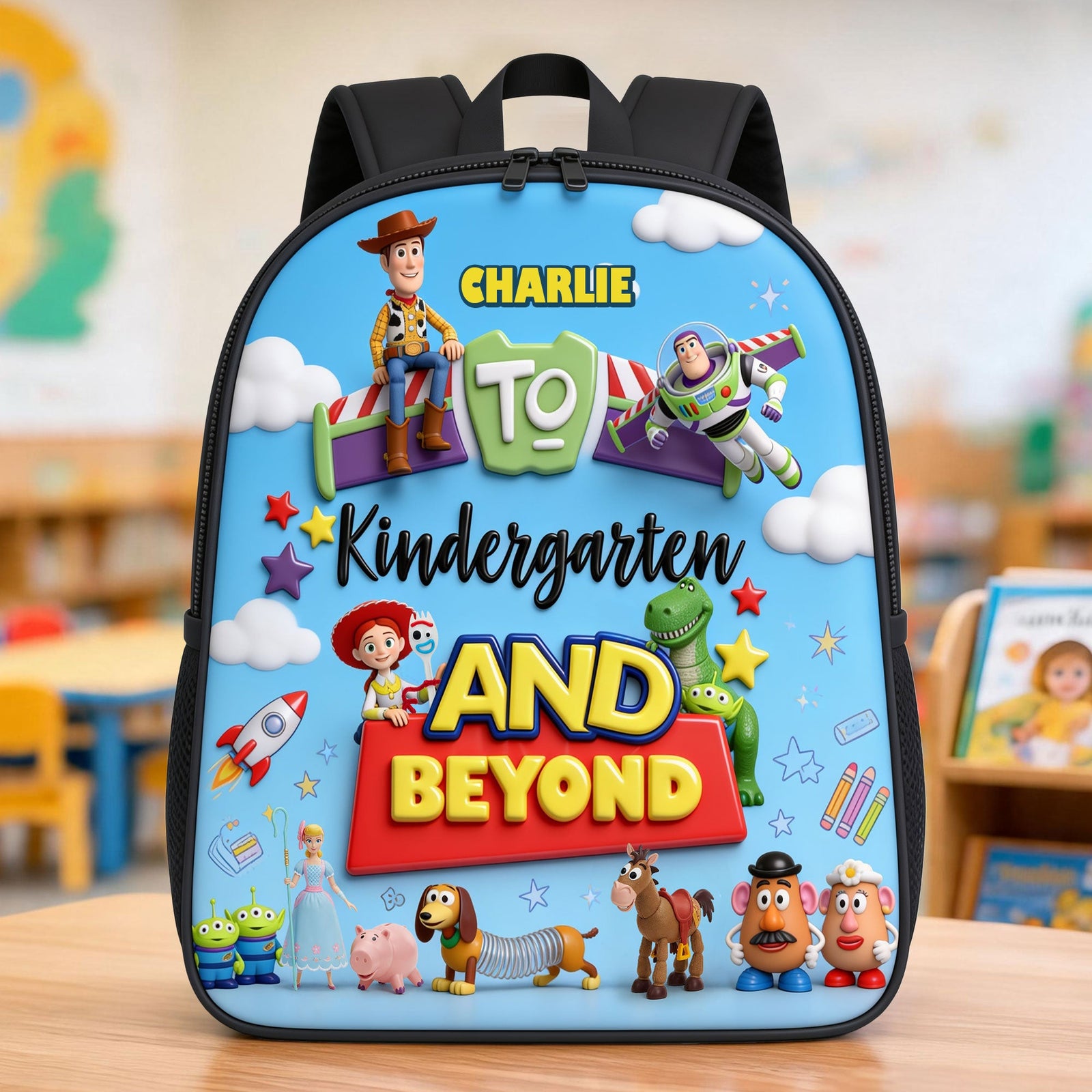 School-Day Adventure Backpack - Personalized Gifts For Kids School Bag 05NATI250626