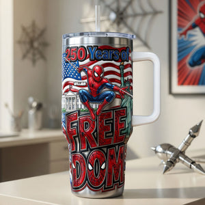 American Pride Tumbler Hanlde - Personalized Gifts For Patriotic 04PATI010626