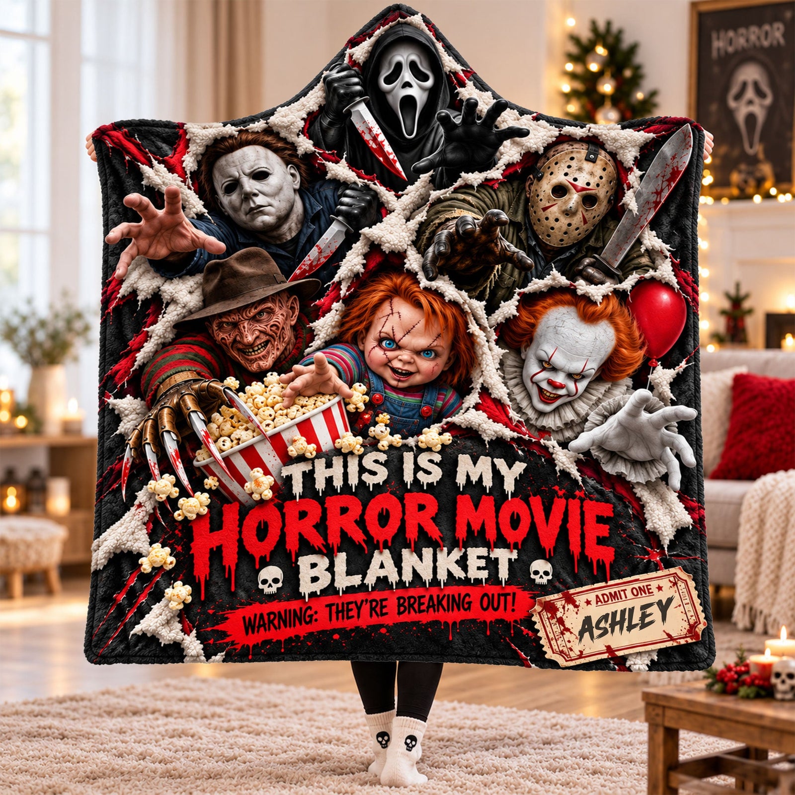 This Is My Horror Movie Blanket - Personalized Christmas Gifts For Horror Lovers 02hati171026