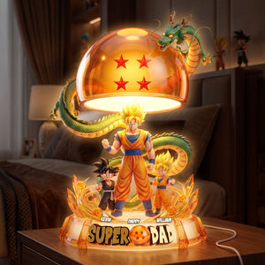 Legendary Power Dad Acrylic Light Box - Personalized Gifts For Dad 01nati110526