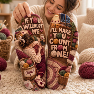 In My Knitting Era Socks - Personalized Gifts For Knitting Lovers 03HATI220926