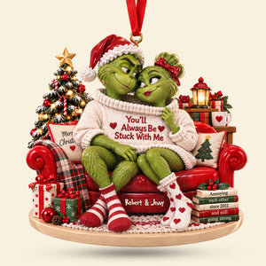 Tied Together Forever Ornament - Personalized Gifts For Couple 03QHTI150926