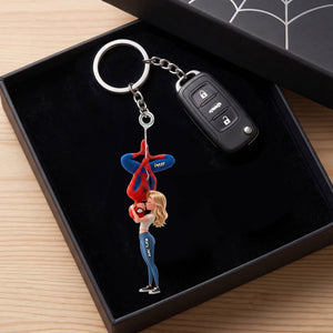 Me and You Was My Favourite Plot Twist Keychain - Personalized Gifts For Couple 02huti040826