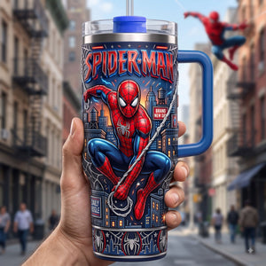 Unique Colorful 40oz Tumbler With Handle - Personalized Gifts 06NATI050826
