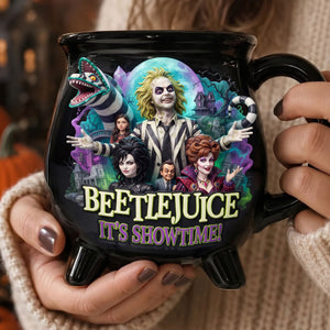 The Ghostly Host Ceramic Cauldron Mug - Personalized Gifts 05TYTI180826