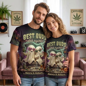 Funny Ghost Soulmates Shirt - Personalized Halloween Gifts For Couple 04toti140826