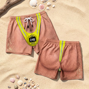 Funny Firefighter Beach Shorts - Gifts For Men 03huti170826