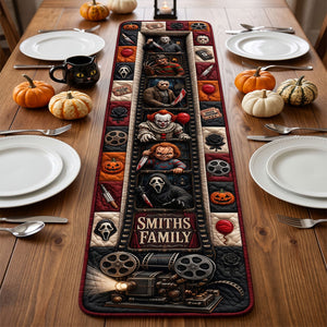 Terror Calling Quilted Table Runner - Personalized Gifts For Horror Lovers 01hati170826