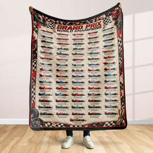 Race Champians Blanket - Personalized Gifts For Speed Fans Blanket 02NATI061026