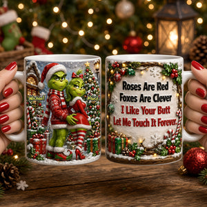 Funny Christmas Couple Coffee Mug - Personalized Gifts For Couple Coffee Mug 05NATI150926