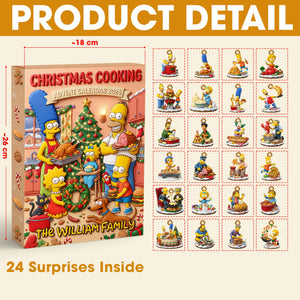 Festive Family Kitchen Christmas Calendar Blind Box - Personalized For Family 02PATI291026