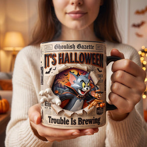 Halloween Trouble Coffee Mug - Personalized Gifts For Friends 05PATI100826