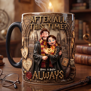 Eternal Love's Fantastical Journey Heat Changing Mug - Personalized Gifts For Couples 03tyti110726