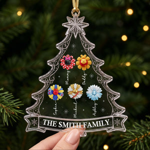 Personalized Magical Flower Family Christmas Ornament – Gifts For Family 04ohti010826