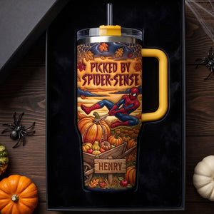 Pumpkin Battle Hero Tumbler - Personalized Gifts For Halloween 04hati040826