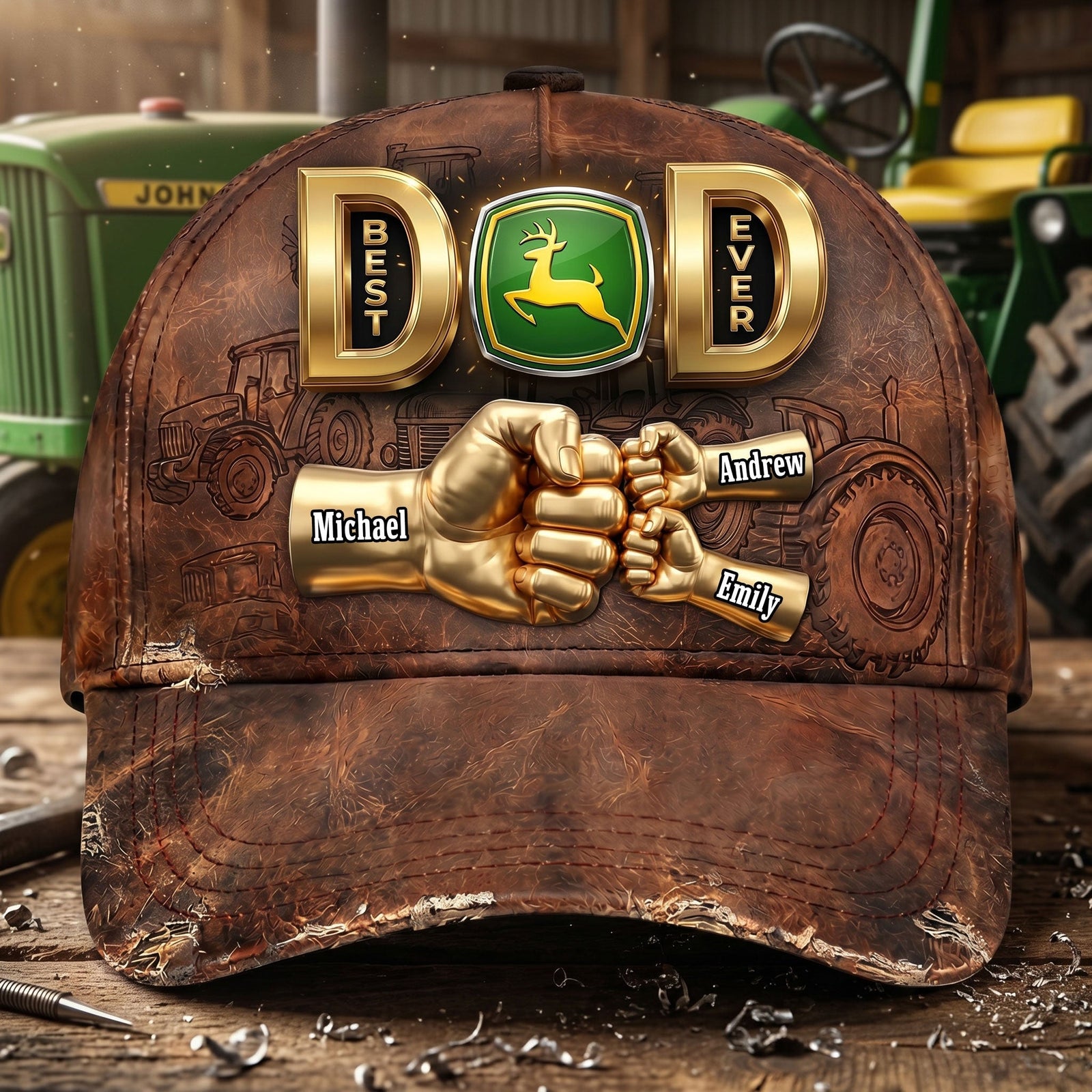 Cool Tractor Dad Classic Cap - Personalized Gift For Dads 01NATI230526