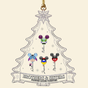 Our Family Bond Christmas Ornament - Personalized Gift For Brother & Sister 041OHTI310726