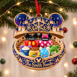 Dumpling Family Ornament - Personalized Gifts For Family Christmas Ornament 02OHTI280926