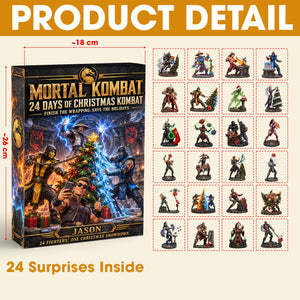 Christmas Warrior Figure Calendar Blind Box - Personalized For Game Lovers 02HATI301026
