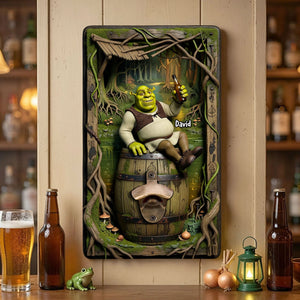 Green Ogre Wall Hanging Bottle Opener - Personalized Gifts 01toti210726