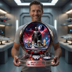 Best Dad In The Cosmic Acrylic Plaque - Personalized Gifts For Dad 05tyti230526