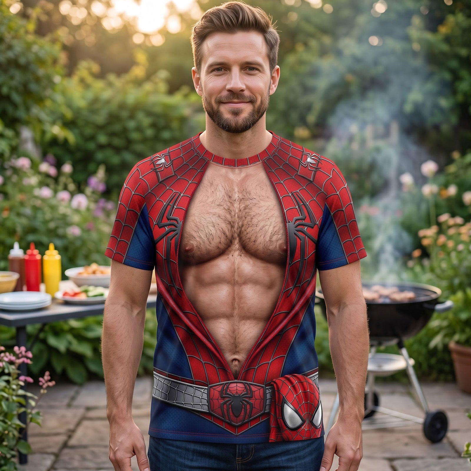 The Unzipped Hero 3D Shirt - Personalized Funny Gift 04TYTI030826