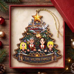Magical Christmas Tree Acrylic Ornament – Personalized Gift For Family 05NATI030826