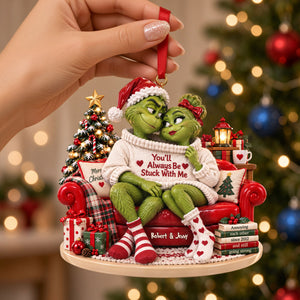 Tied Together Forever Ornament - Personalized Gifts For Couple 03QHTI150926