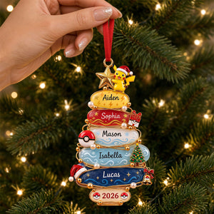 Lovely Mischief Christmas Acrylic Ornament - Personalized Christmas Gifts For Family 01pati081026
