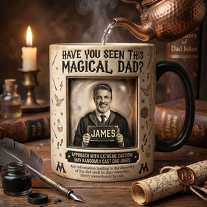 The Legendary Dad Magic Coffee Mug - Personalized Custom Photo Gifts For Dads 03NATI110526