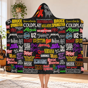 Classic Rock Legends Hoodie Blanket - Personalized Gifts For Music Lovers 03huti241026
