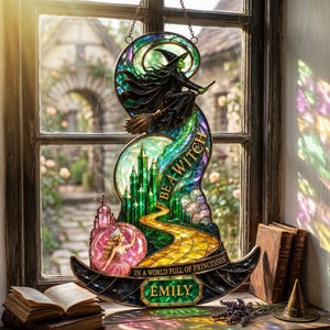 Whimsical Friendship Suncatcher  - Personalized Gifts For Fans Suncatcher Ornament 04HATI280726