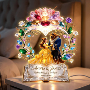 Fairytale Couple Light Box - Personalized Gifts For Couple Acrylic Light Box 04TYTI280526