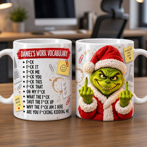 Sarcastic Christmas Coworker Mug - Personalized Gifts For Coworkers 05NATI141026