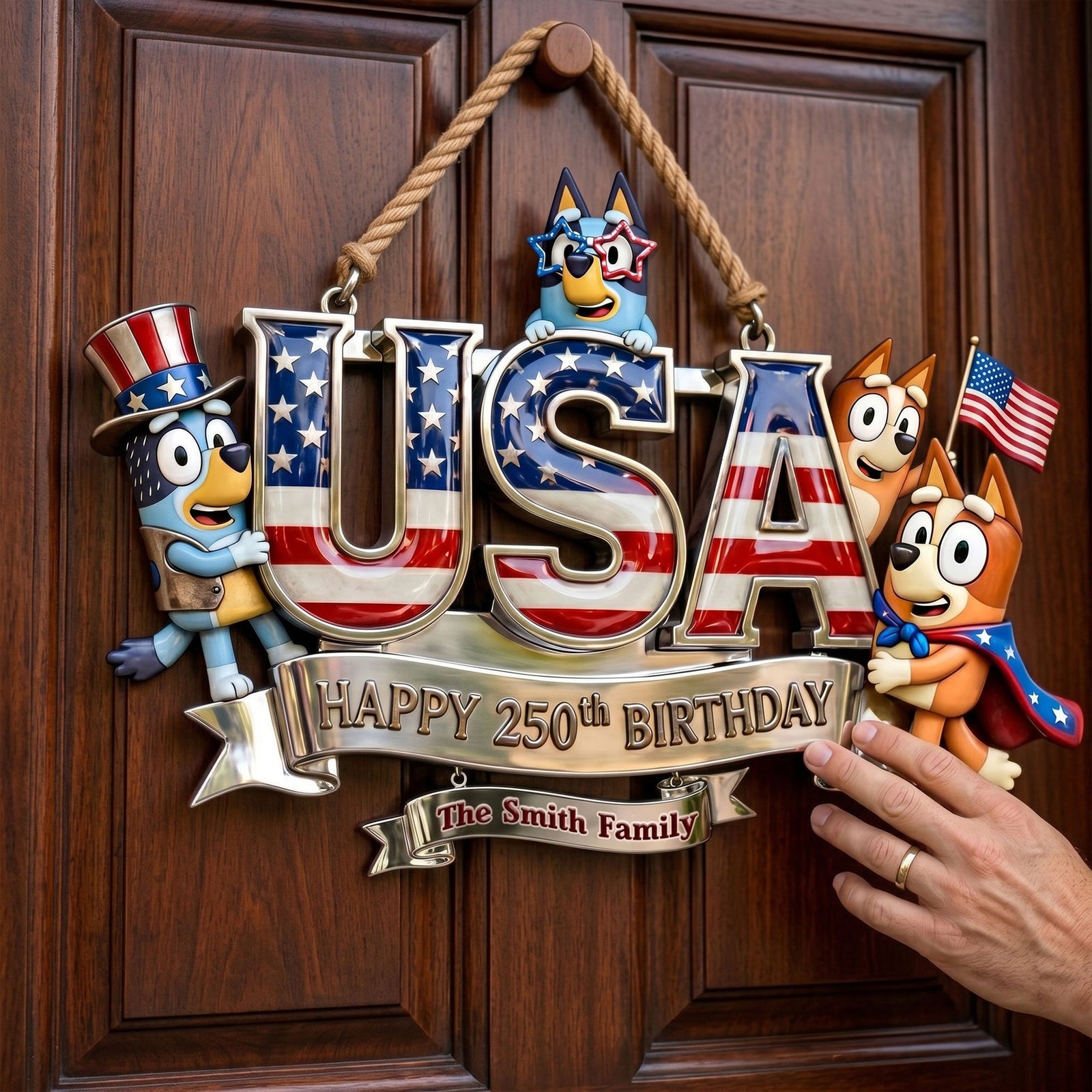 USA 250th Anniversary Acrylic Sign - Personalized Gifts For Patriots 05qhti290526