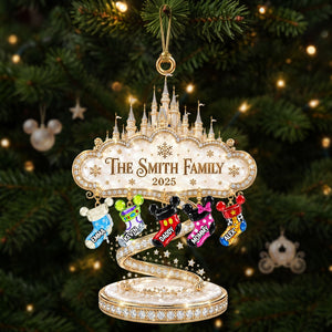 Merry Fairy Tales World Acrylic Ornament - Personalized Christmas Gifts For Family 01ohti260826