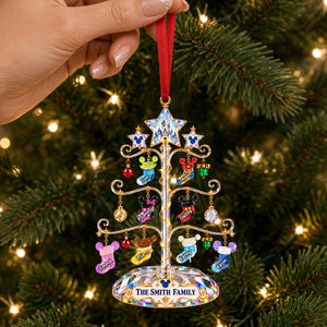 Crystal Christmas Tree Acrylic Ornament - Personalized Gifts For Family 02OHTI161026