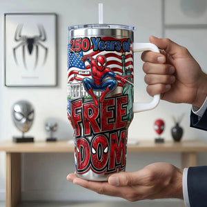 American Pride Tumbler Hanlde - Personalized Gifts For Patriotic 04PATI010626