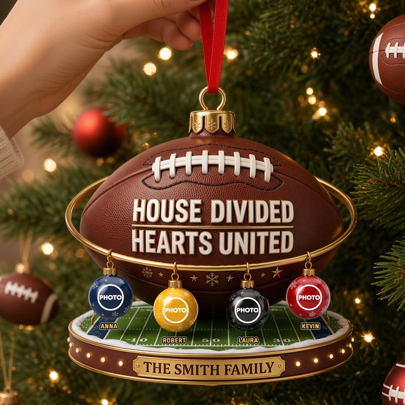 Sporty Christmas Love Ornament - Personalized Gifts For Family 01NATI270826