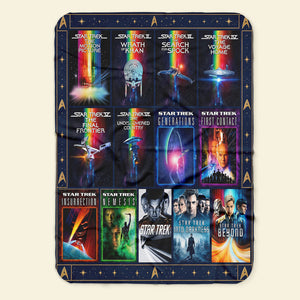 Retro Space Adventure Blanket -Personalized Gift For Space Lovers 01QHTI021026