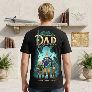 The Legend Of Dad Shirt - Personalized Father's Day Gifts 02NATI040526
