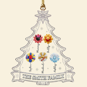 Personalized Magical Flower Family Christmas Ornament – Gifts For Family 04ohti010826