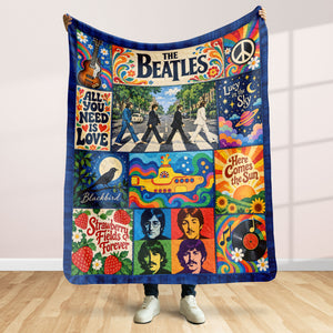 Legendary Music Band Blanket  - Personalized Gifts For Music Lover Blanket 03HATI061026