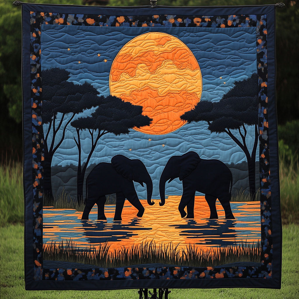 Moonlit Reflection Quilted Blanket NCU0NT3596
